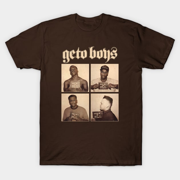 Geto Boys Mugshot T-Shirt by Nostic Studio